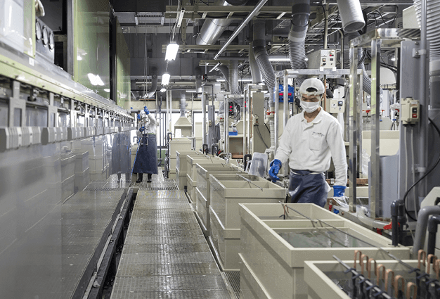 Plating production lines
